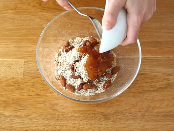 Müsli, domača granola - Priprava korak 2