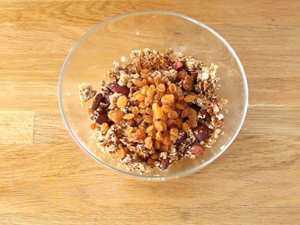 Müsli, domača granola - Priprava korak 5