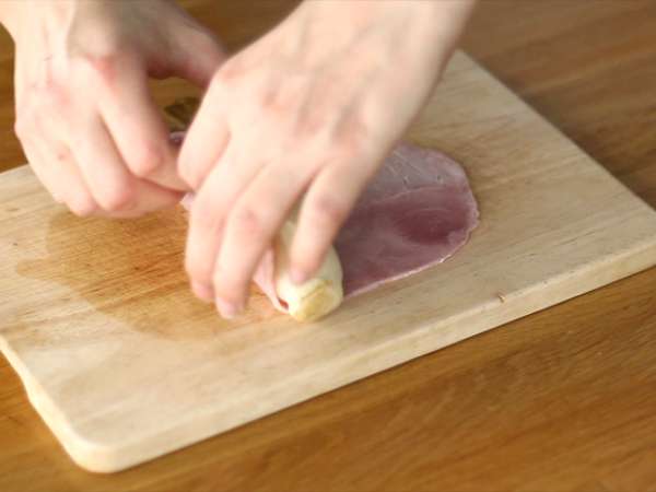 Šunka endivija au gratin - Priprava korak 2