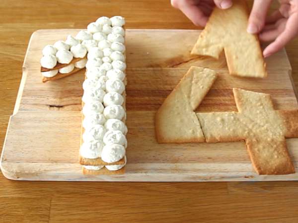 Številka torte - Priprava korak 9