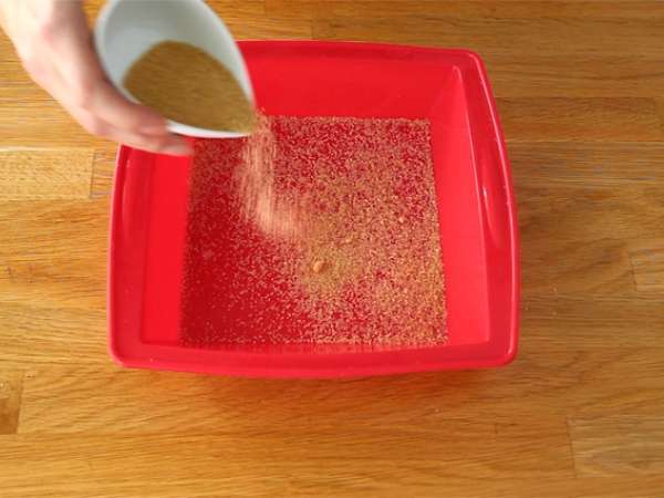 Rebrinova obrnjena torta - Priprava korak 2