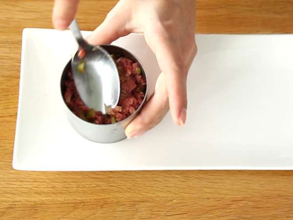 Goveji tatarski biftek - Priprava korak 3