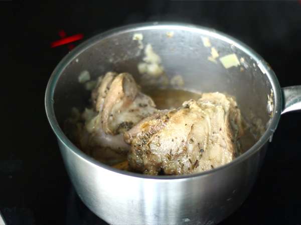 Konfit jagnjetine z medom in timijanom - Priprava korak 4