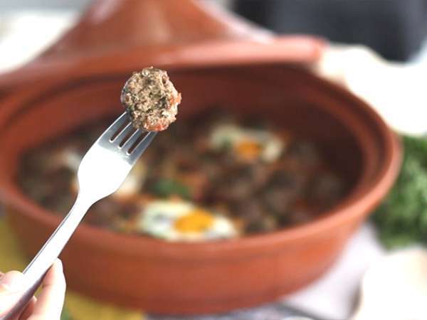 Tadžin iz kefte (mlete mesne kroglice z začimbami in zelišči) - Priprava korak 8