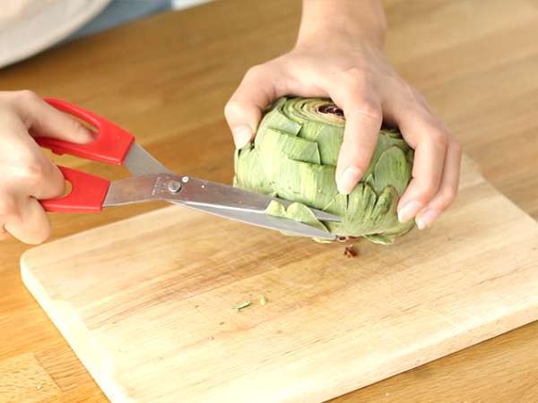 Pečene artičoke - Priprava korak 2