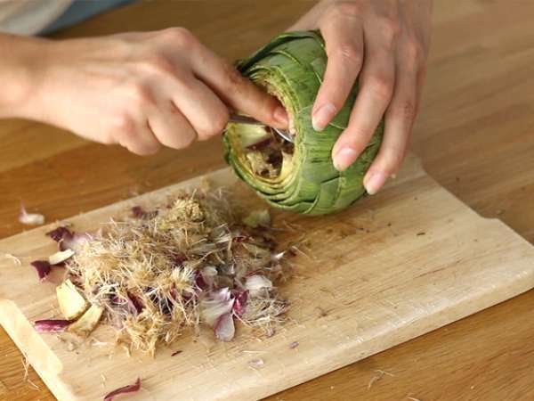 Pečene artičoke - Priprava korak 3