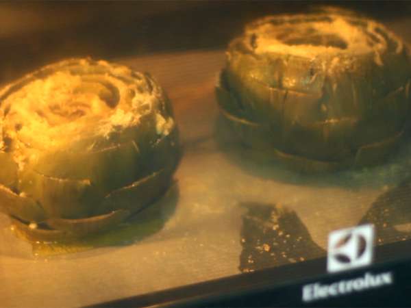 Pečene artičoke - Priprava korak 8