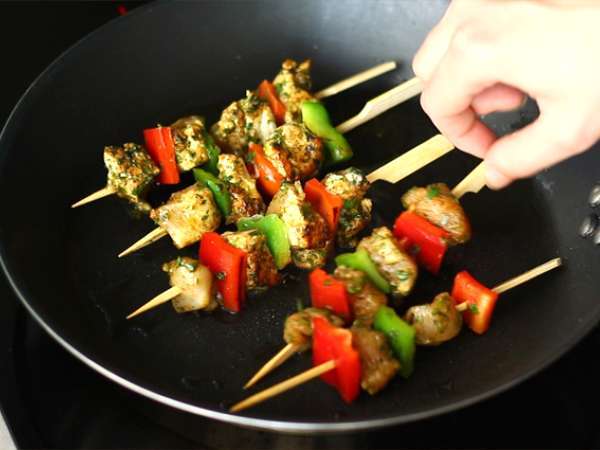 Kebabi s piščancem in papriko - Priprava korak 4