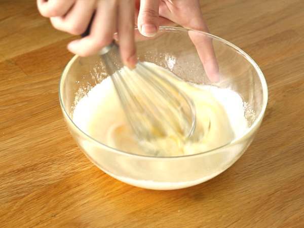 Marelice in kokosov gratin - Priprava korak 3