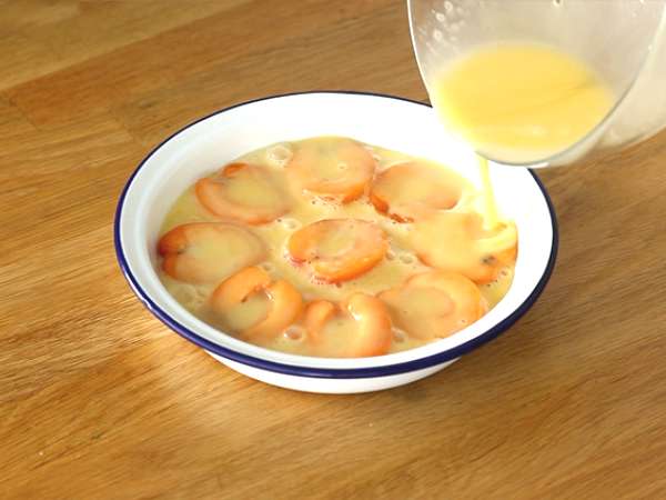 Marelice in kokosov gratin - Priprava korak 4