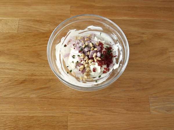 Četverica aperitivov iz suhega mesa - Priprava korak 4