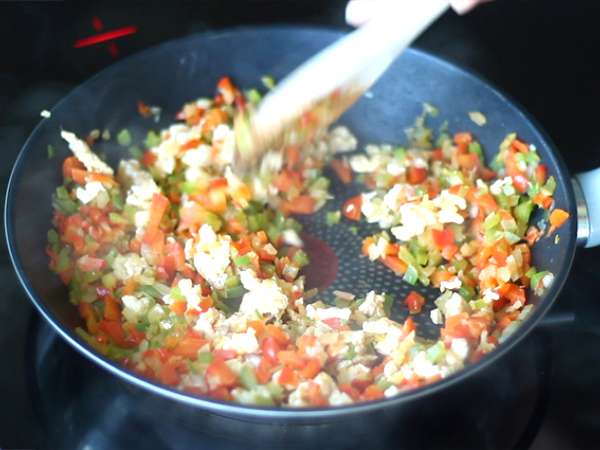 Piščanec in avokado quesadillas - Priprava korak 2