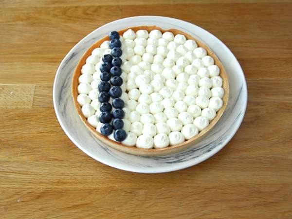 Francija modra bela rdeča pita - Priprava korak 6