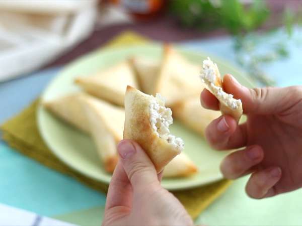 Samoussas s kozjim sirom in medom - Priprava korak 7