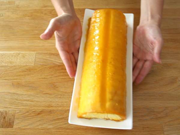 Torta z mangom in malinami - Priprava korak 23