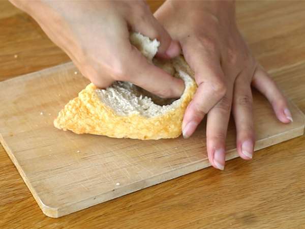 Jajčni čolni z Munsterjem - Priprava korak 1