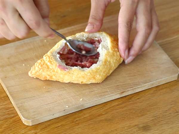 Jajčni čolni z Munsterjem - Priprava korak 2