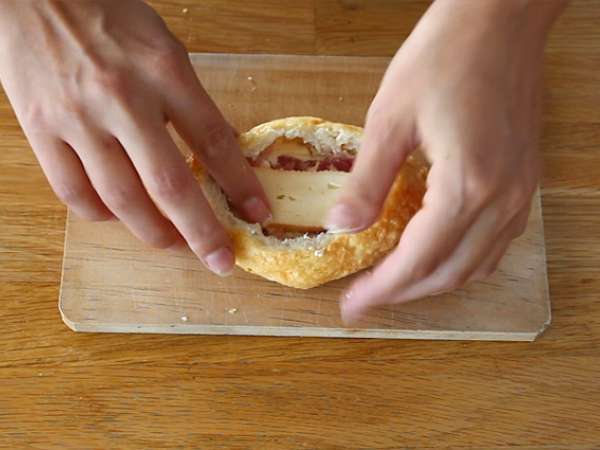 Jajčni čolni z Munsterjem - Priprava korak 3