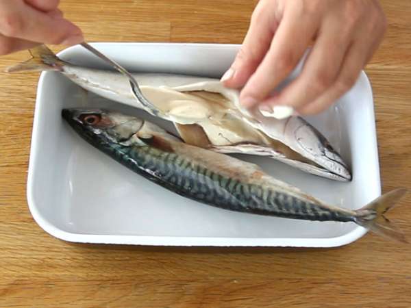 Skuša z gorčico - Priprava korak 2