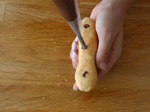 Čokoladni eklerji (navodila korak za korakom) - Priprava korak 12