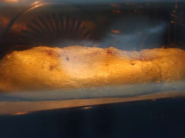 Fougasse s slanino in čebulo - Priprava korak 10