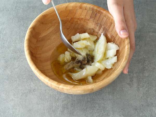 Ceviche iz trske - Priprava korak 1