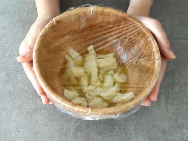 Ceviche iz trske - Priprava korak 2