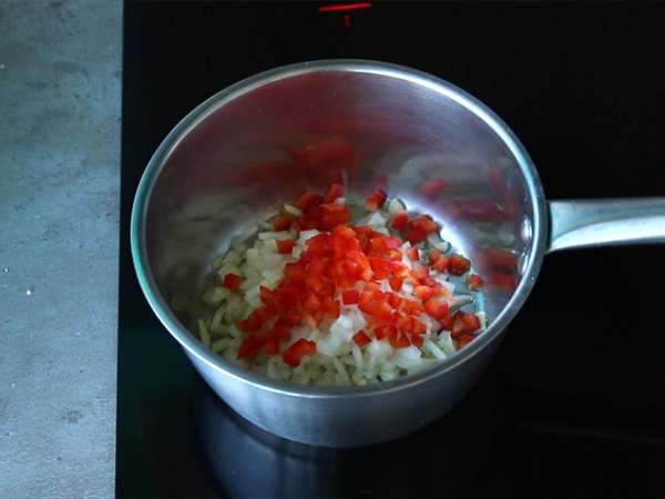 Buča s kozicami - brazilsko Camarão na moranga - Priprava korak 6