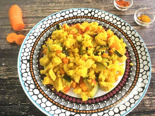 Ekspresni kuskus (piščanec in zelenjava) - Priprava korak 3