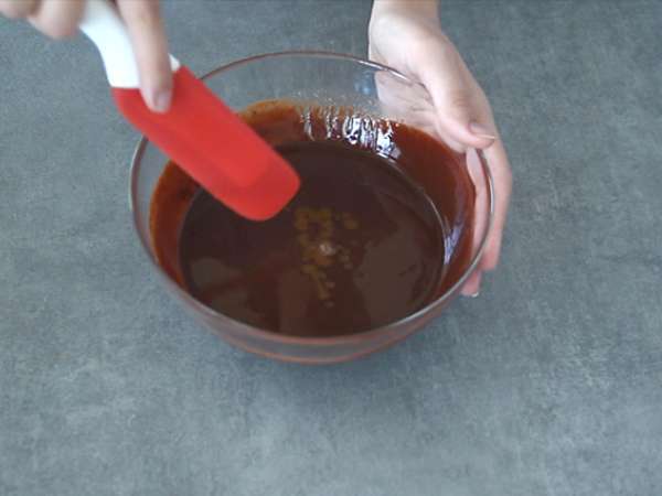 Čokolada in slan masleni karamelni fondant - Priprava korak 5