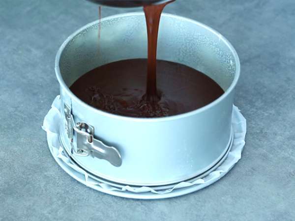 Čokolada in slan masleni karamelni fondant - Priprava korak 7