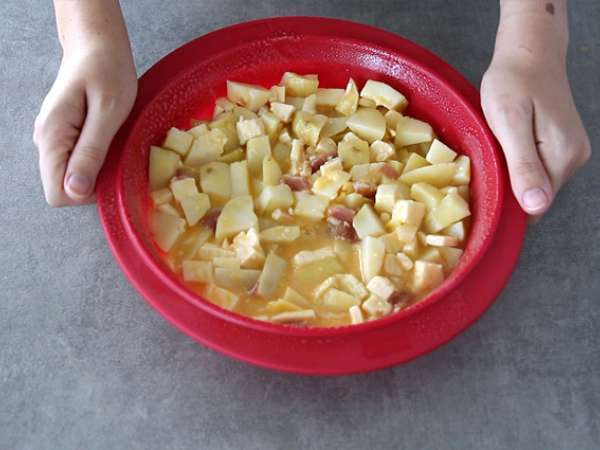 Tortilja Raclette - Priprava korak 4