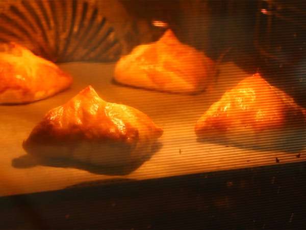 Fagottini z dimljenim lososom in kozjim sirom - Priprava korak 5