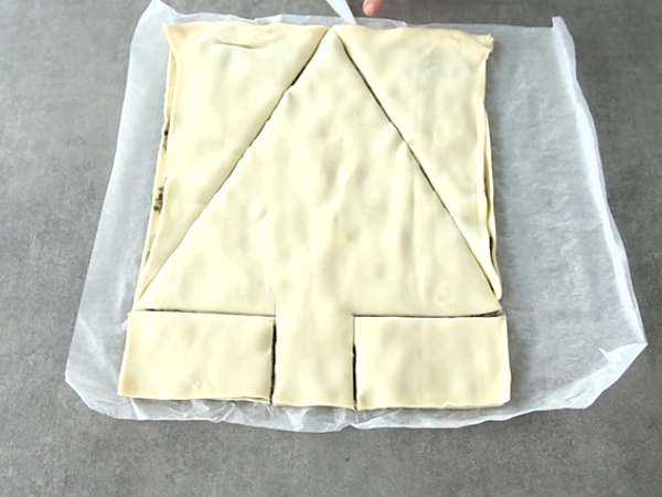 Listnato pecivo z domačo tapenado - Priprava korak 4