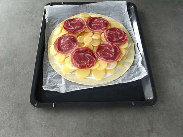 Raclette pita - Priprava korak 3