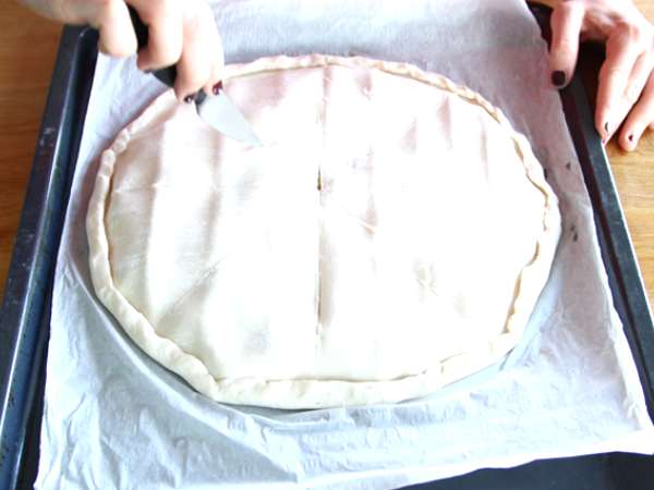 Galette des Rois frangipane (brez glutena) - Priprava korak 4