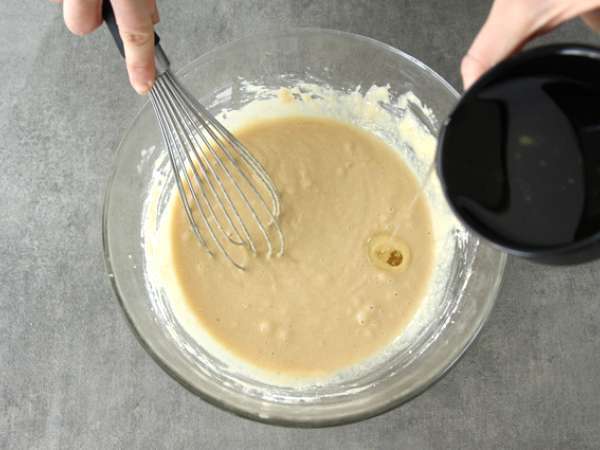 Torta iz sojinega jogurta z jabolčno omako (veganska in brez glutena) - Priprava korak 3