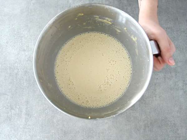 Vanilijeve in čokoladne marmorirane palačinke - Priprava korak 2