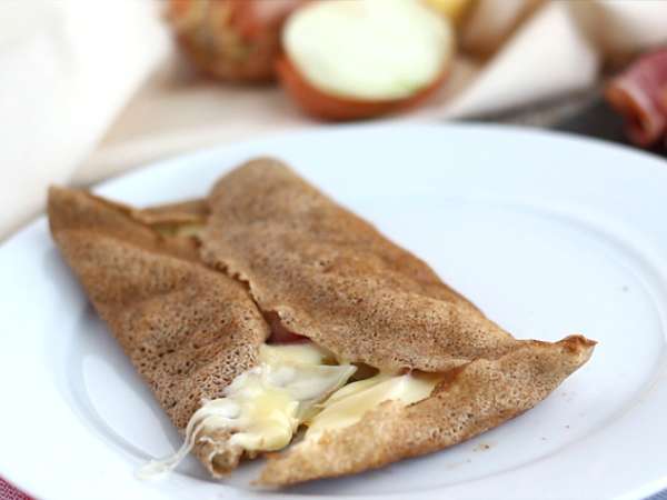 Ajdova galeta s sirom raclette - Priprava korak 4