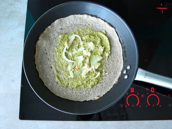 Italijanske ajdove palačinke - Priprava korak 2