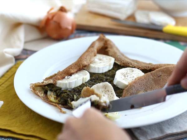 Galeta iz kozjega sira in špinače - Priprava korak 4