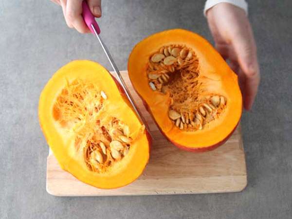 Pečena buča in čičerika, rožmarin, sir feta - Priprava korak 1