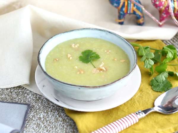 Juha iz pora, kokosovega mleka in karija - Priprava korak 4