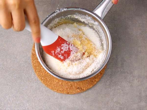 Kokosovi orehi Brigadeiros - Priprava korak 2