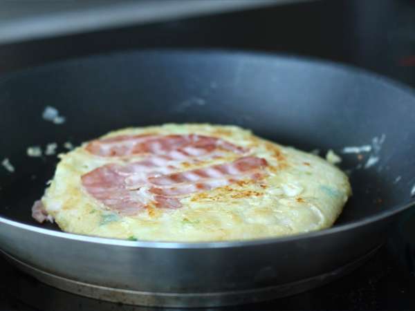 Okonomiyaki - japonska omleta - Priprava korak 5