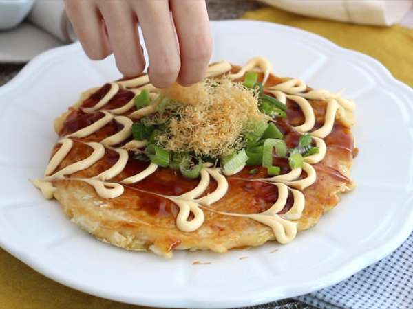 Okonomiyaki - japonska omleta - Priprava korak 6