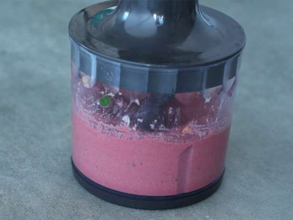 Humus iz rdeče pese - Priprava korak 2
