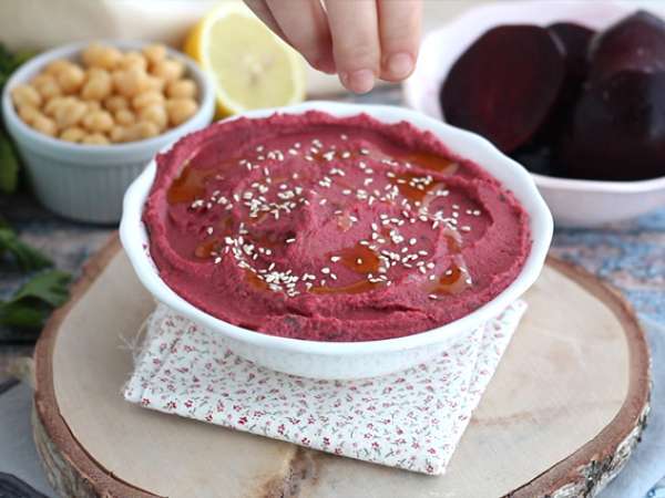 Humus iz rdeče pese - Priprava korak 3