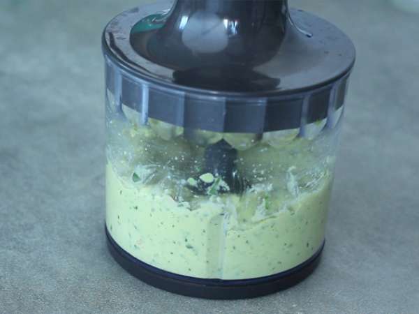 Avokadov humus - Priprava korak 2