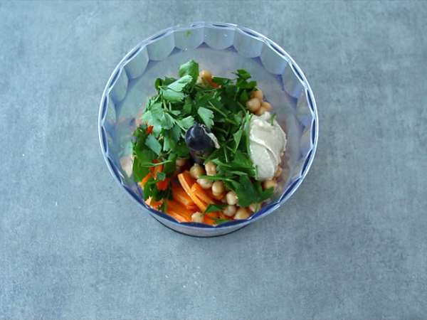 Korenčkov humus - Priprava korak 2